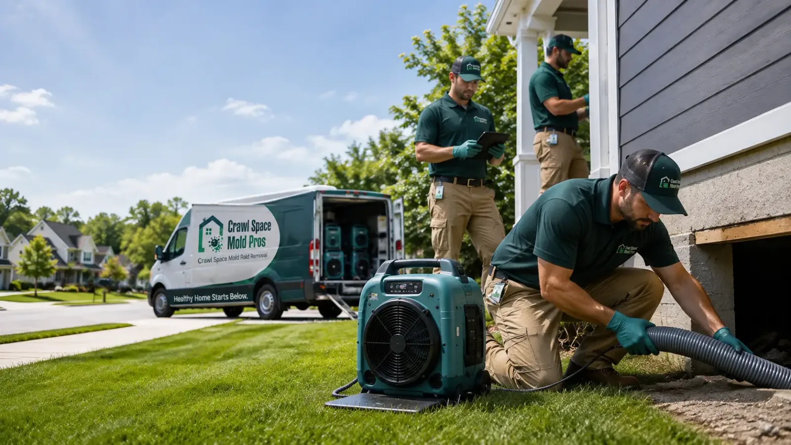 Crawl Space Mold Removal in Topton, PA